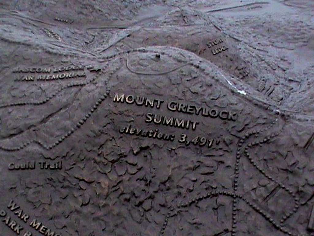 A model of the mountain