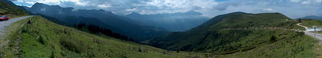 West Panorama from Col d'Azet