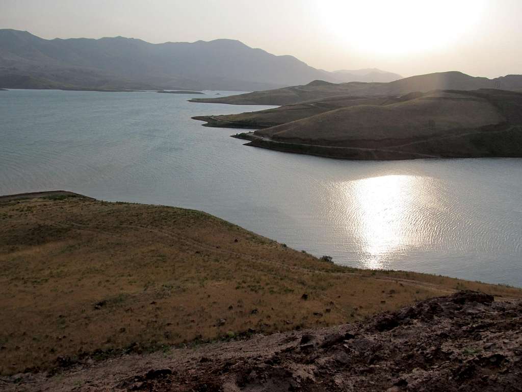 Taleghan dam Lake