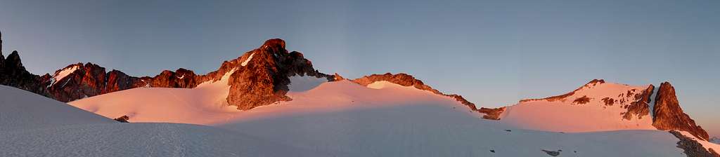 Alpenglow on Mount Logan