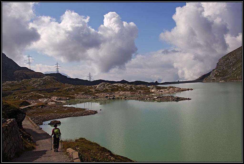 Along Lago Bianco