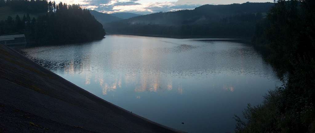 Jezioro Czernianskie at dawn