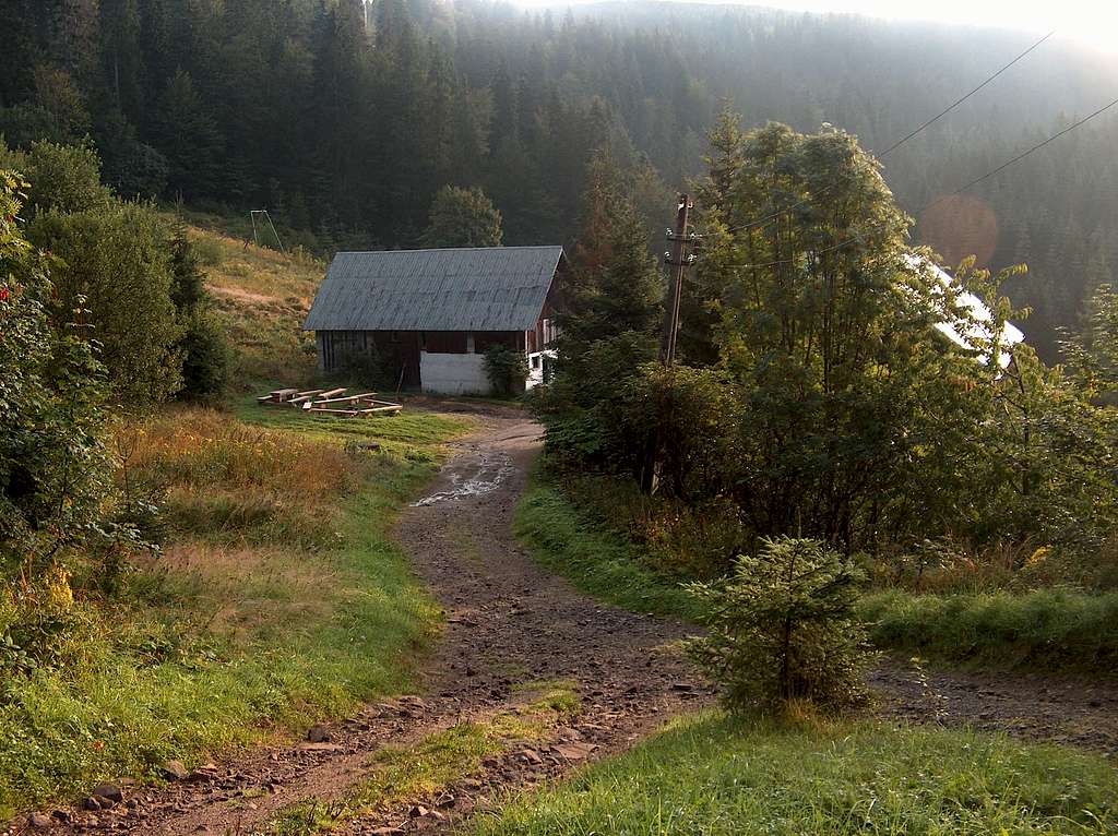 Hut at the Przysłop meadow