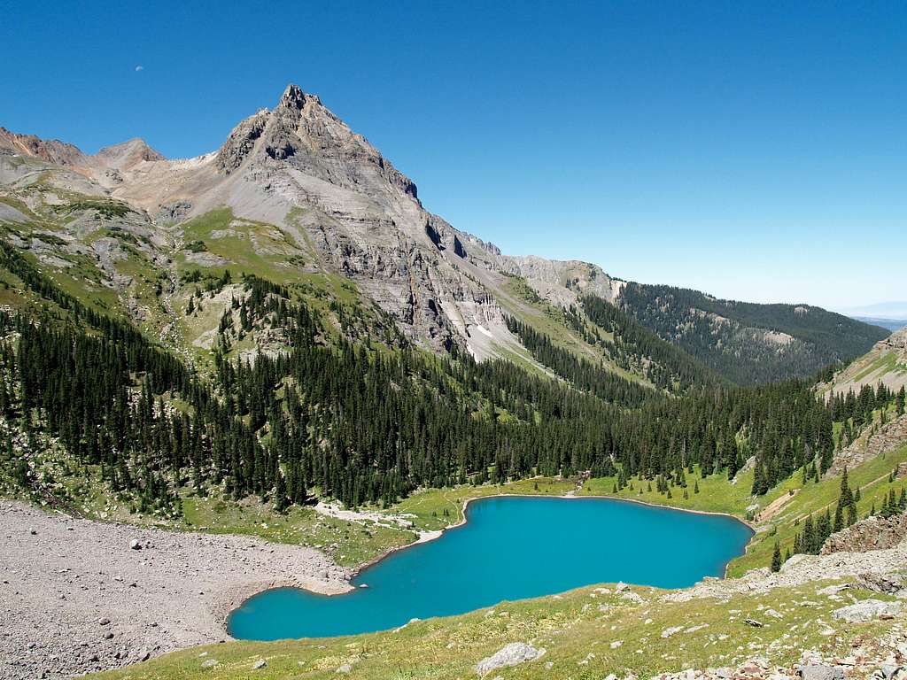 Lower Blue Lake and 