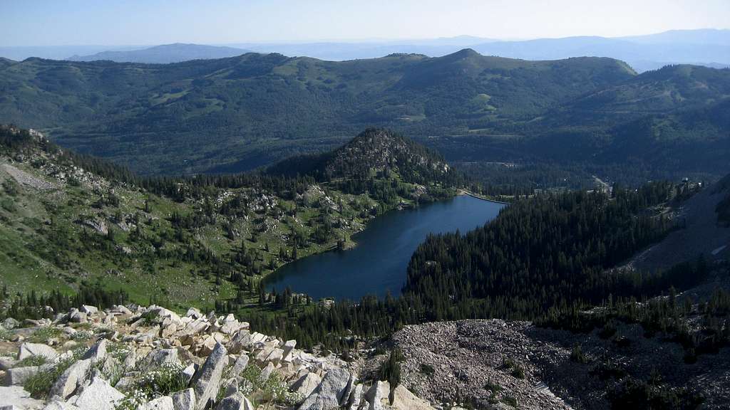 View of Twin Lakes from Top