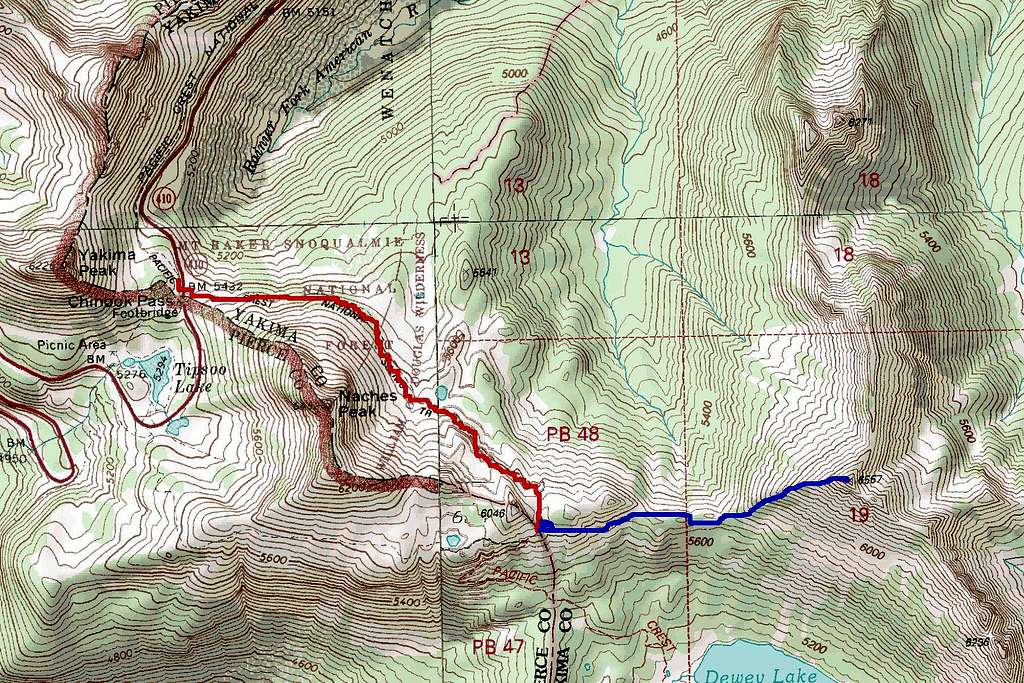 Tahtlum Peak Route