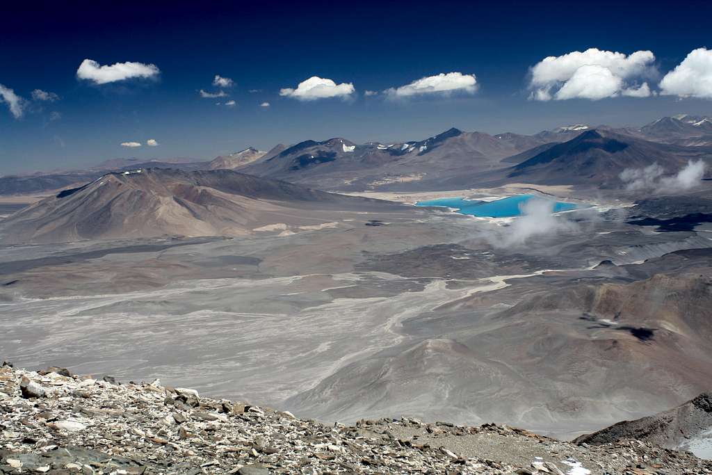 Looking west from near the summit of Incahuasi