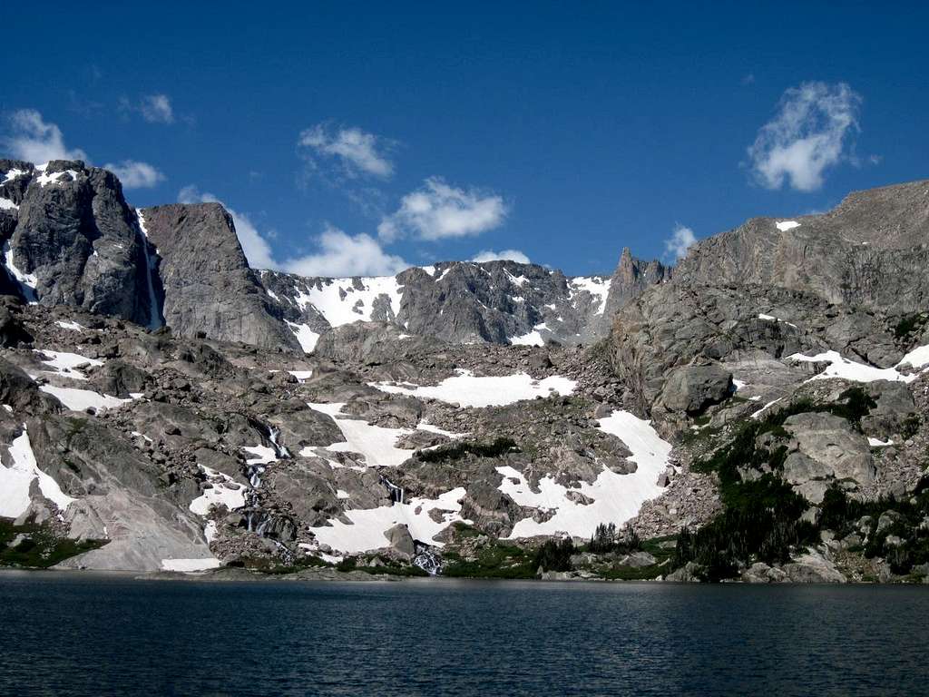 Cascades above Rock Lake