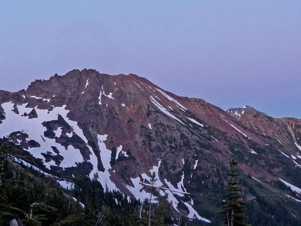 Red Mountain during Evening