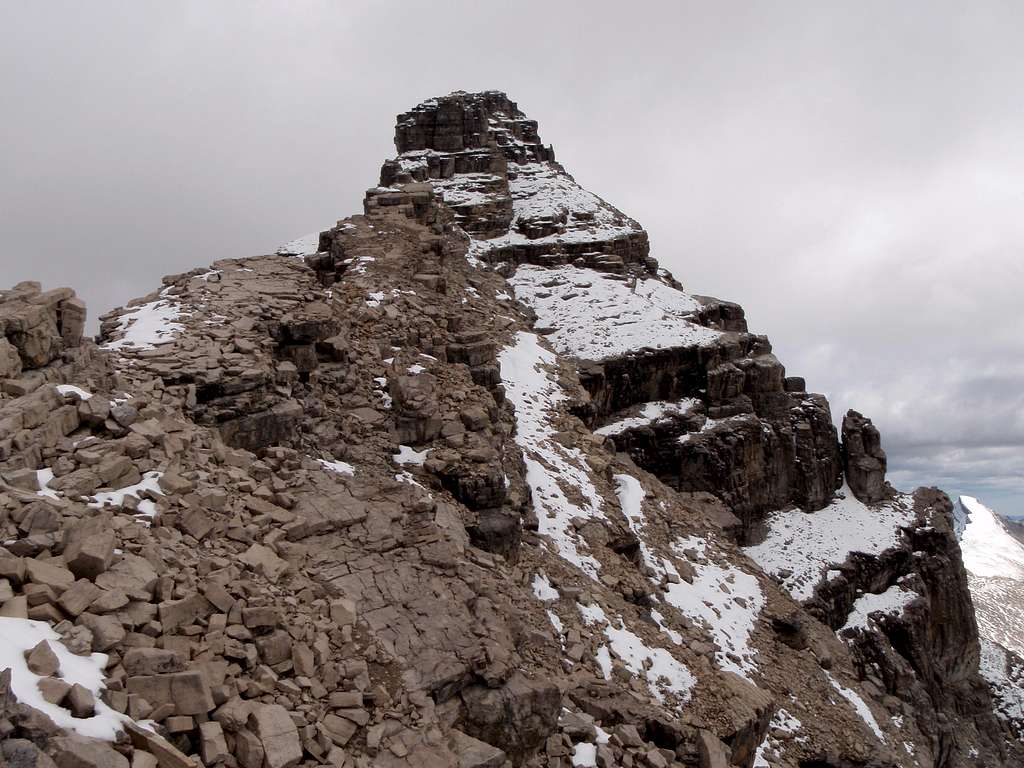 Nearing Notch before Main Summit - Recondite Peak