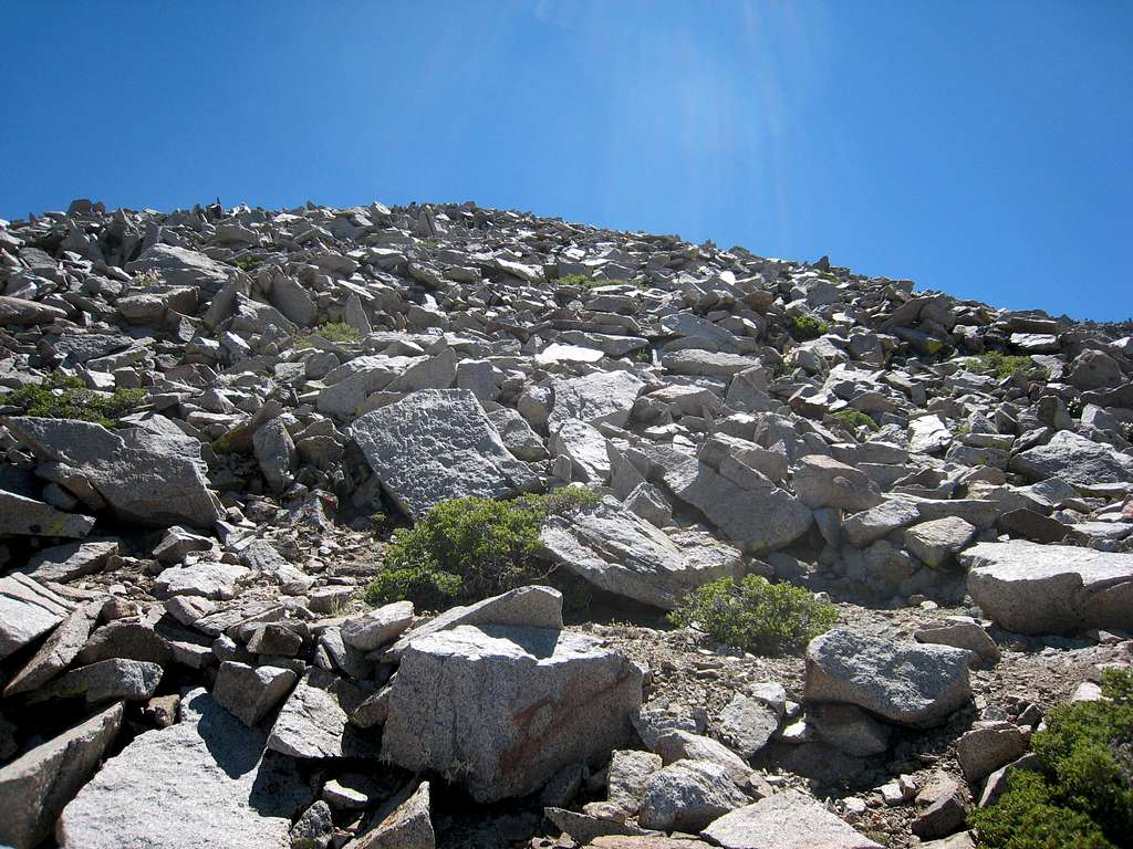 The Last Stretch of the East Face