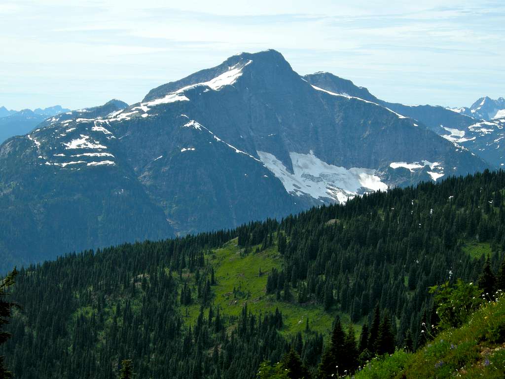 Davis Peak from Sourdough Mountain