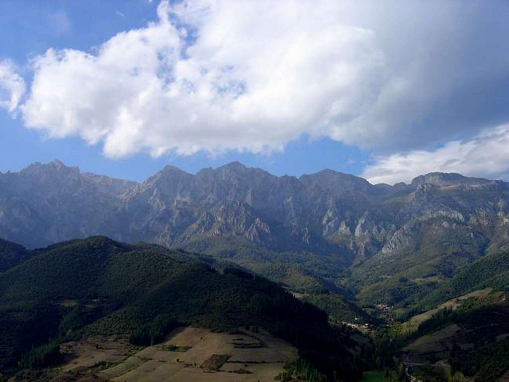 The Eastern Massif of Picos...