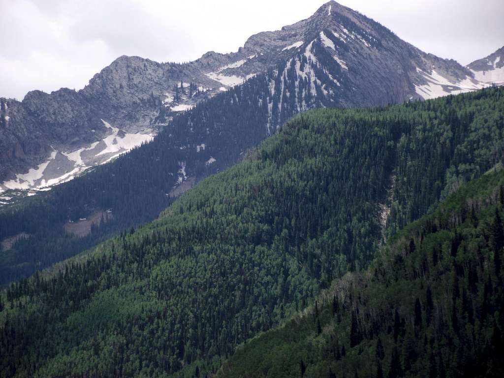 Peaks from McClure Pass