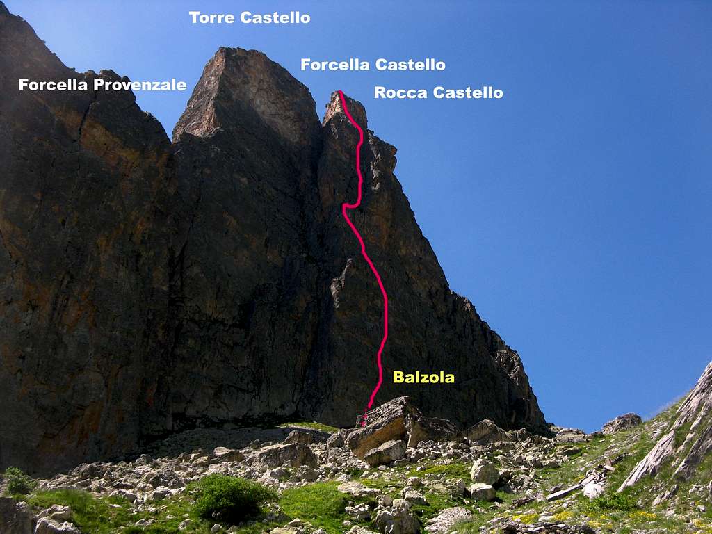 Rocca Castello East Face 