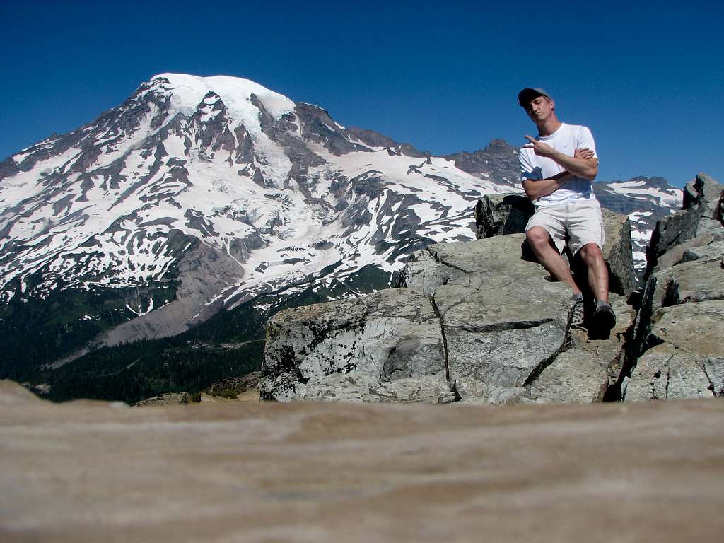 Pinnacle Peak summit - self photo