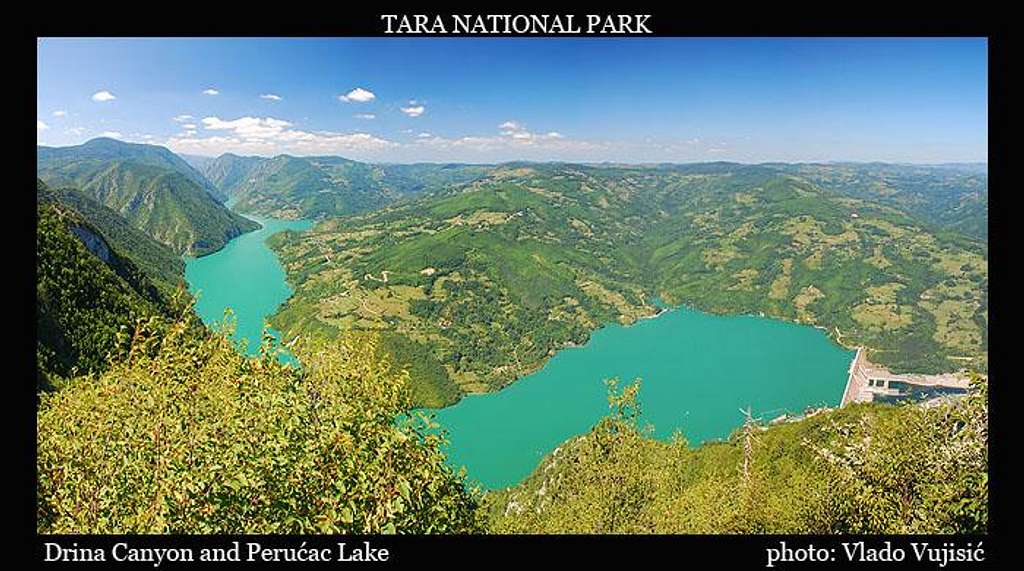 Drina Canyon and Perućac Lake