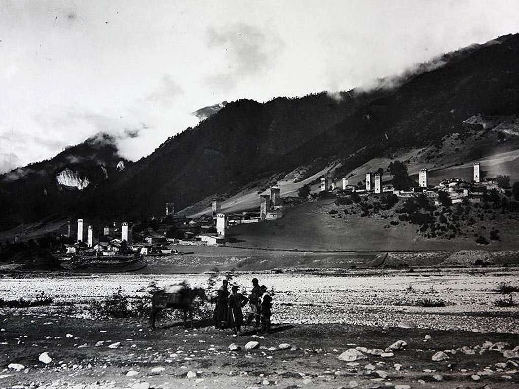 Vintage photos of Svanetia by Vittorio Sella