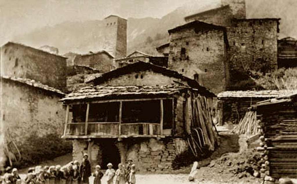 Vintage photos of Svanetia by Vittorio Sella 1890