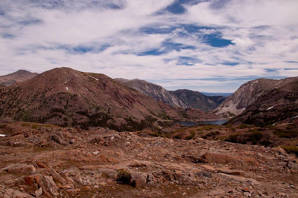 View east from Great Sierra Mine