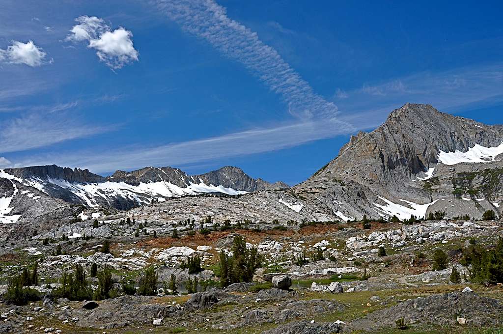 North Peak on the right and...