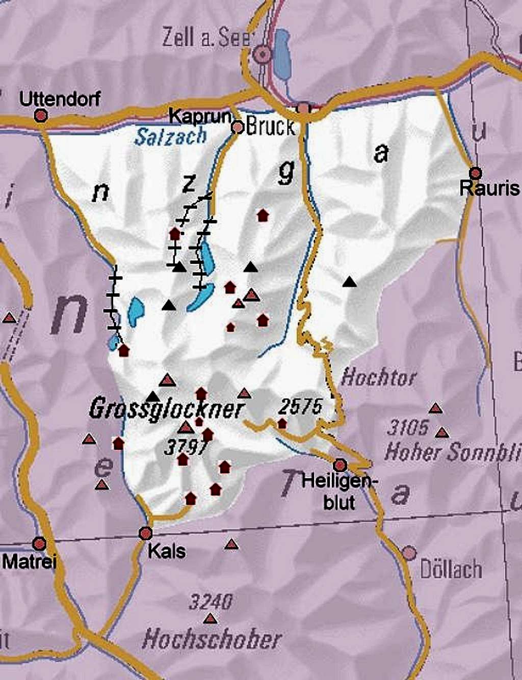 updated map of Glockner Group