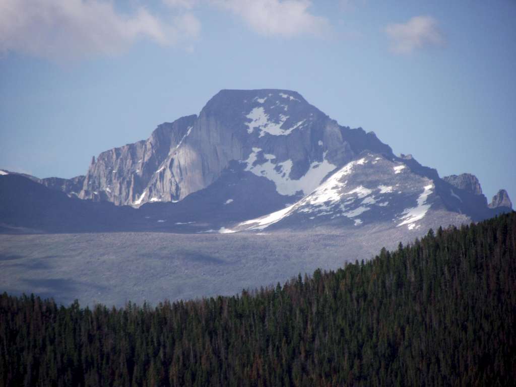 Longs Peak and Mt Lady Washington