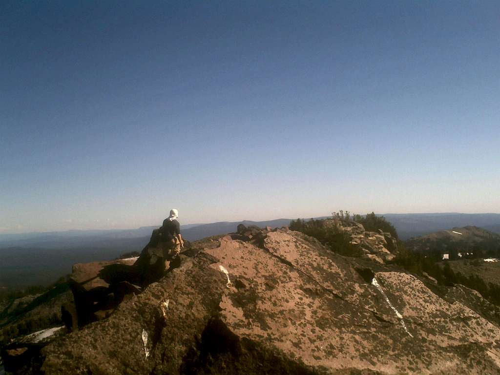 View on the summit rock