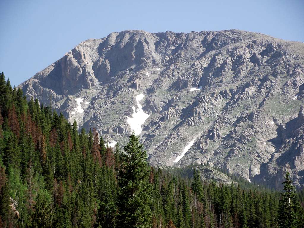 Rugged South Face of Mummy Mountain