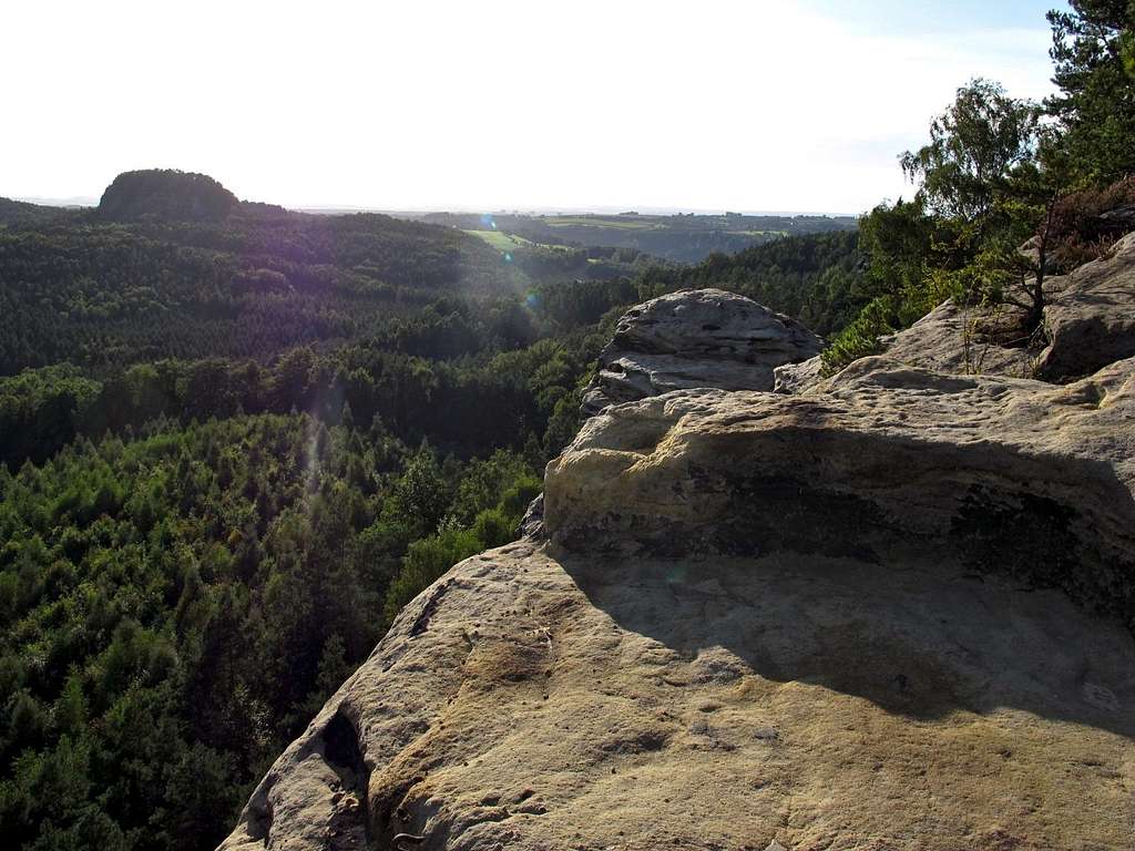 View to Grosser Bärenstein from the Rauenstein
