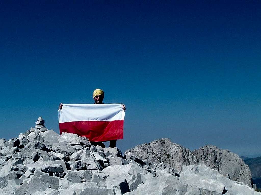 Summit of Maja Shkurt