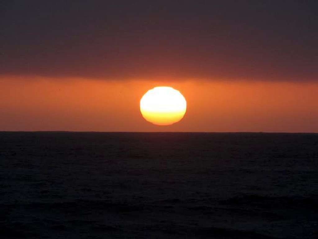 Sun at Sunset, Olympic Coast