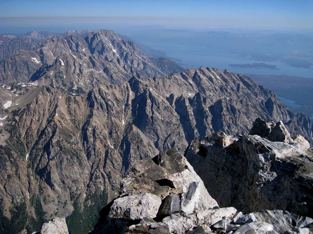 Grand Teton, summit view N-NE