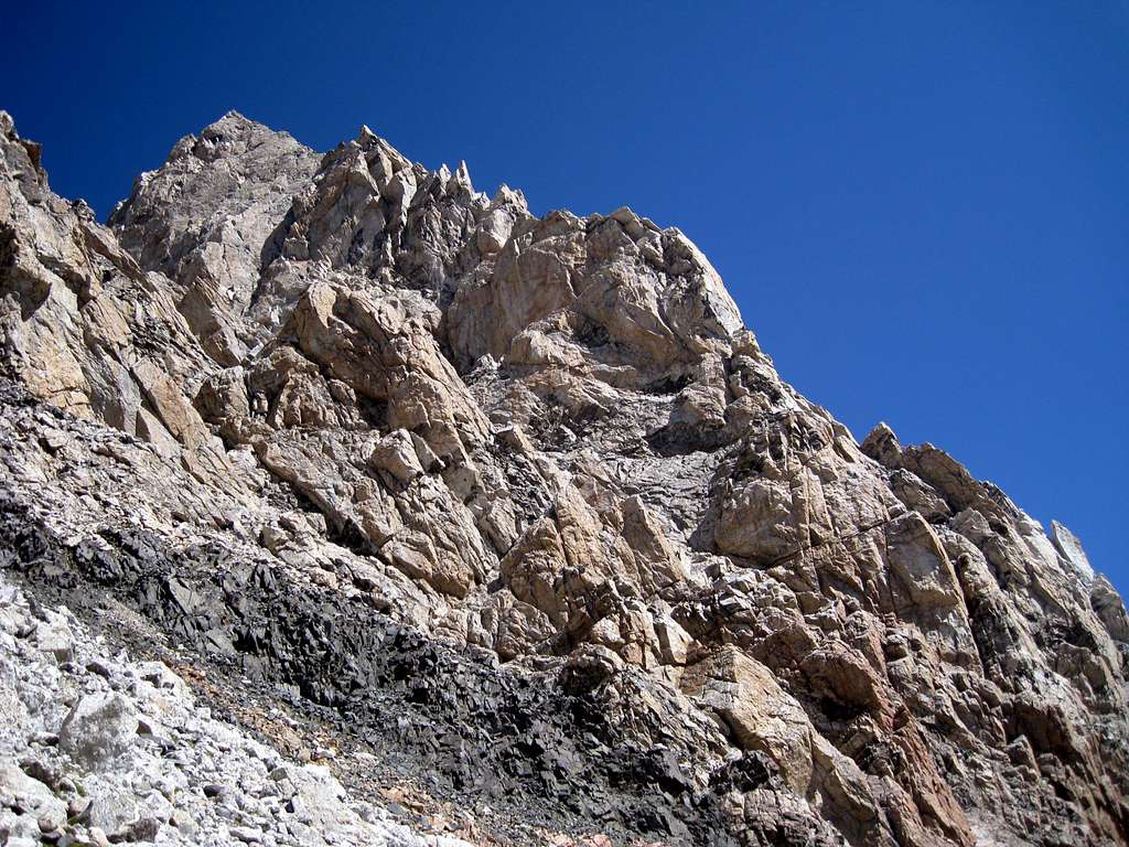 Exum Ridge from the Lower Saddle