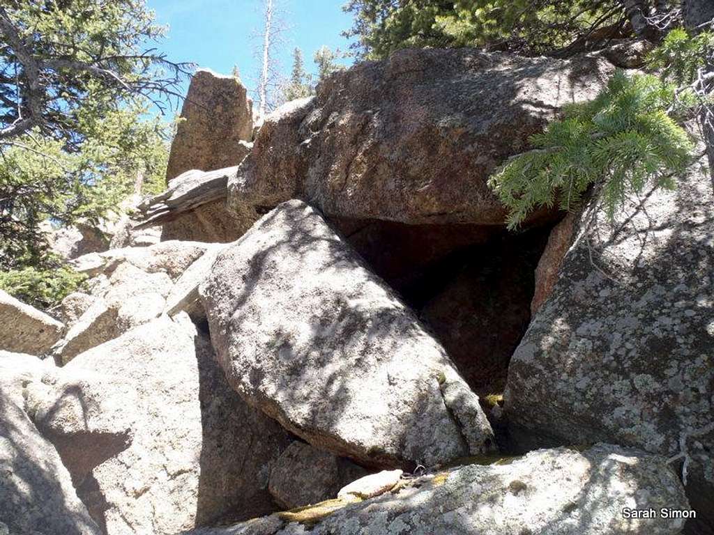 Knights Peak summit boulders
