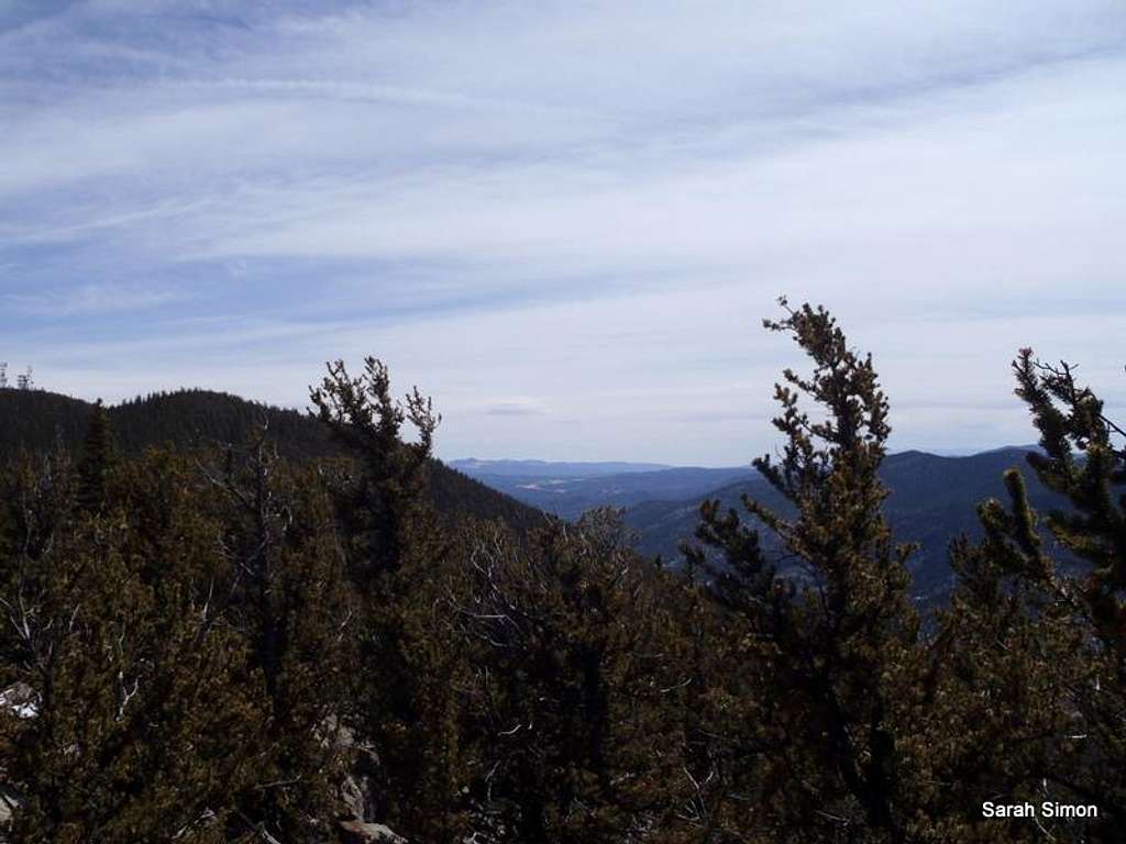 Southeast from the summit
