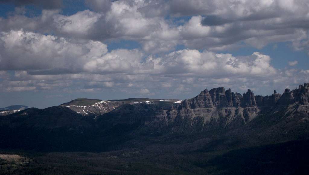 Austin Peak and the Northwest Pinnacle Butte
