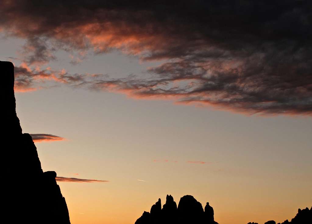 Sunset at smith rock