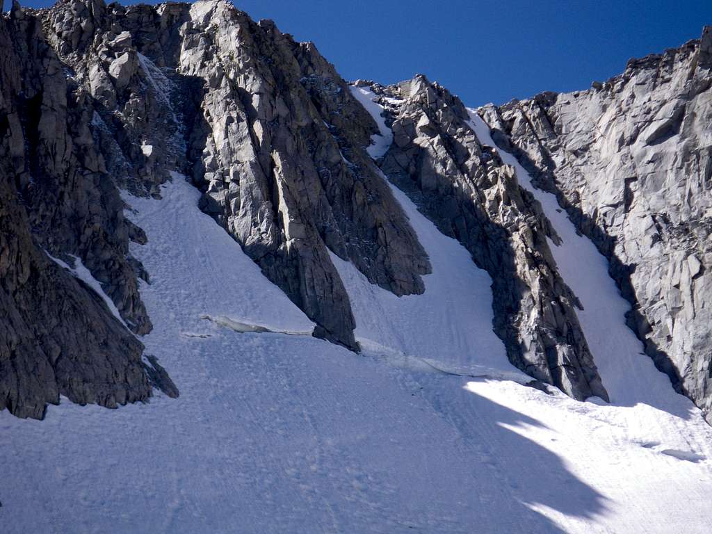 Mt. Thompson couloirs