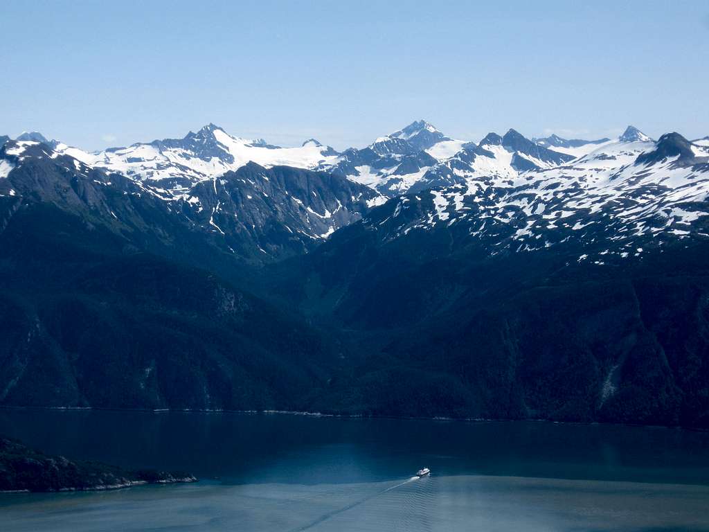 Looking over the Chilkoot Inlet