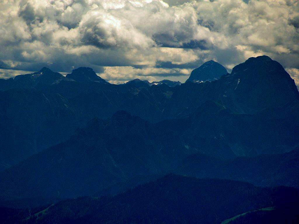 A few peaks in Slovenia with most important Triglav