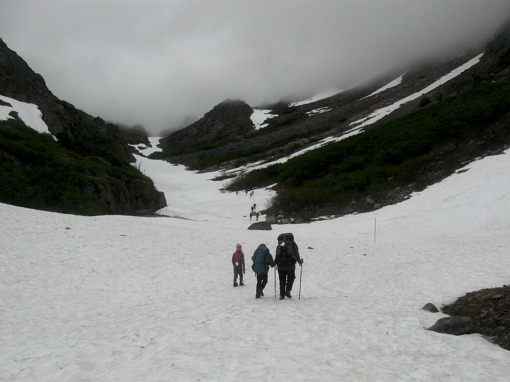 Towards the Chilkoot Pass