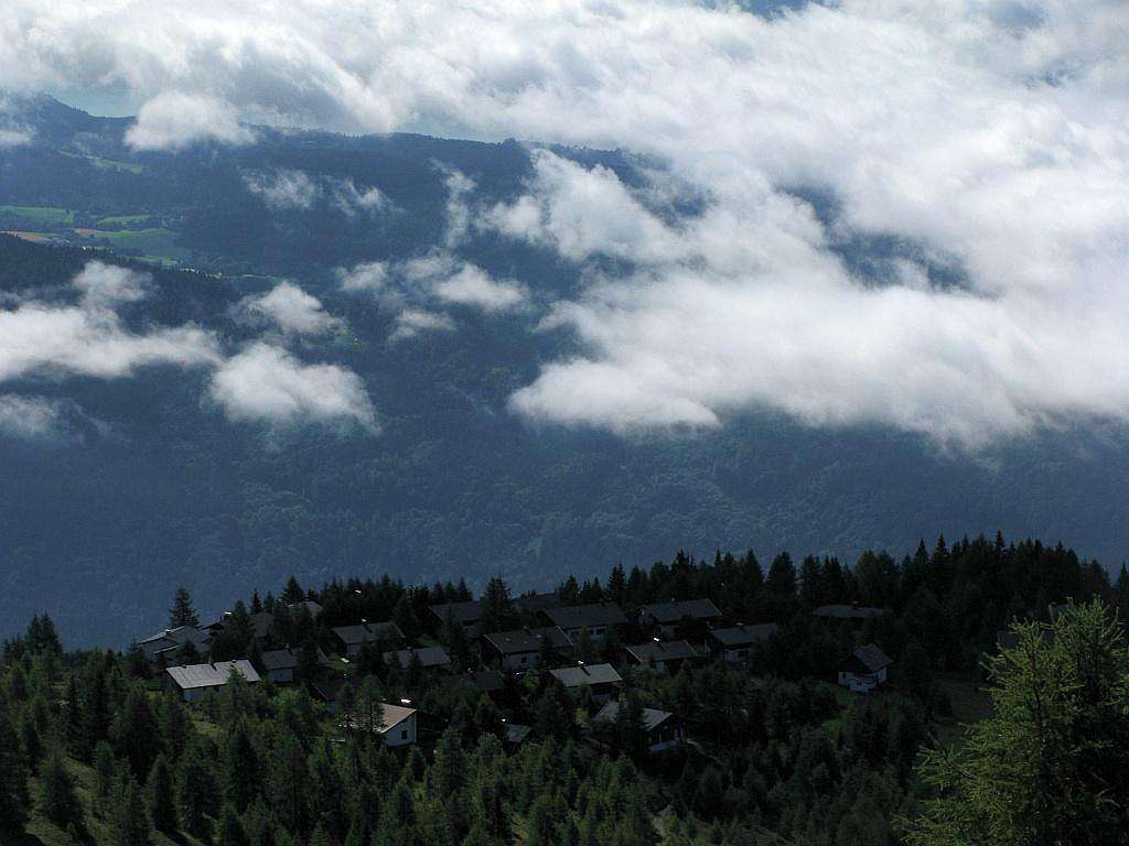 Settlement at the slopes of Gerlitzen