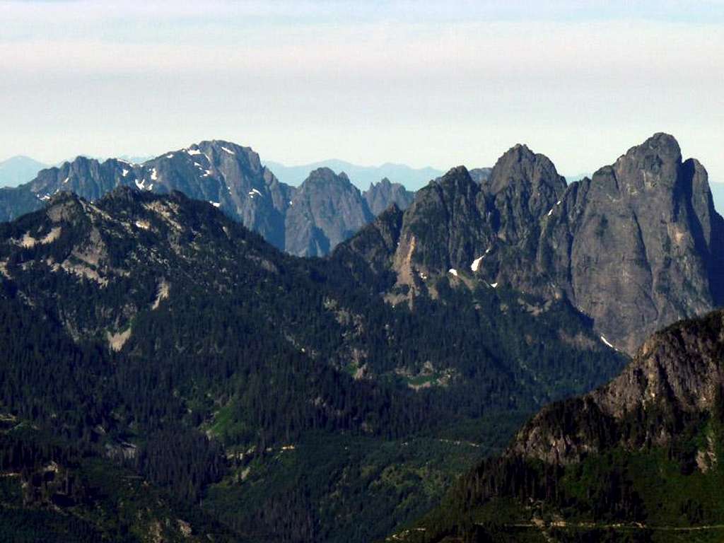 Mount Index and Mount Baring