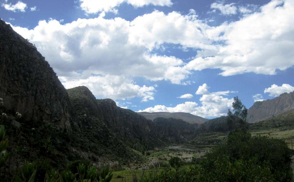 Colca river valley