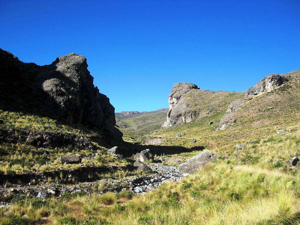 Looking back at my camp site