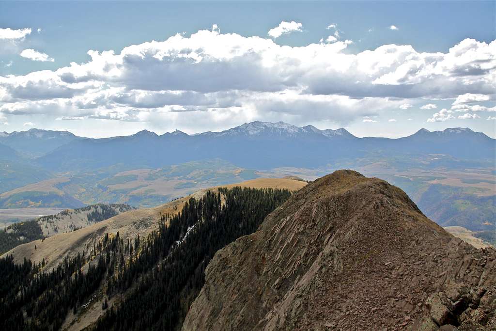 View South from Point 12,311 feet