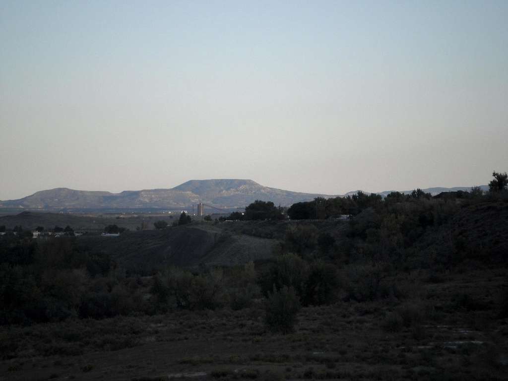 Flat Top (north face) seen from Price, Utah