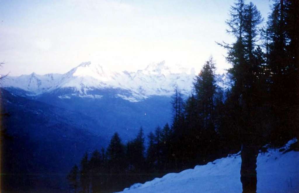 Dawn on Chamolé Ski Wood Run Inconclusive Approach 1969