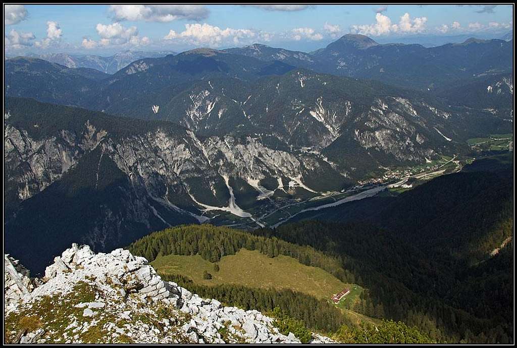 Val Canale / Kanalska dolina from Cuel dei Pez